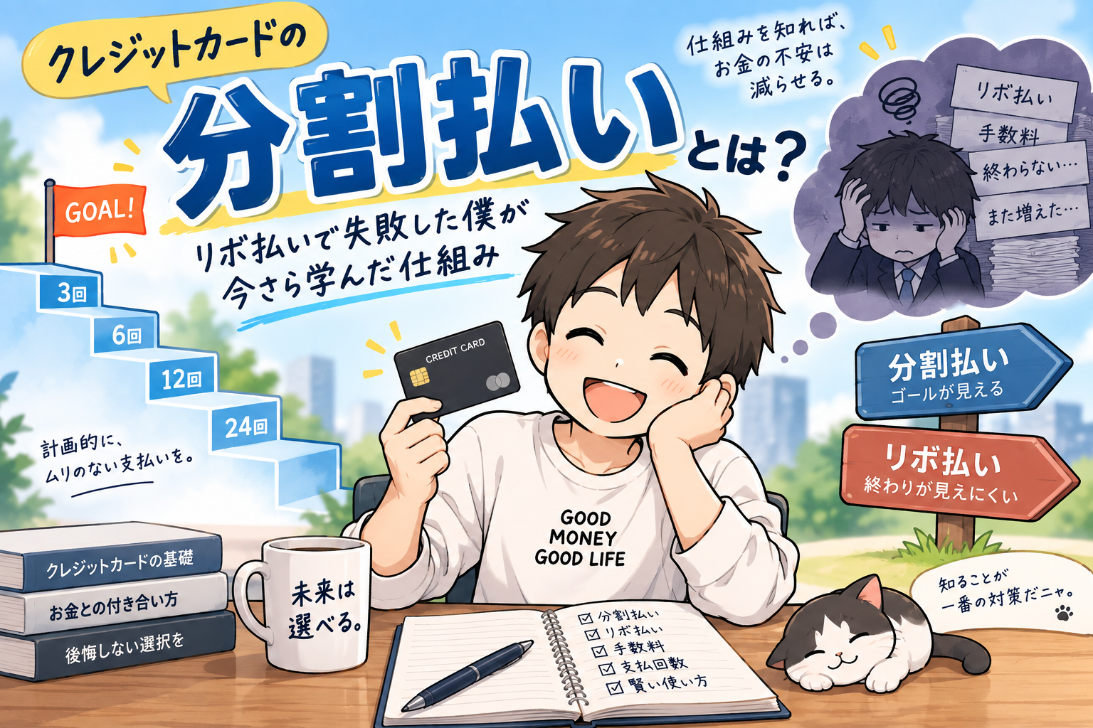 クレジットカードの分割払いとは？リボ払いで失敗した僕が今さら学んだ仕組み