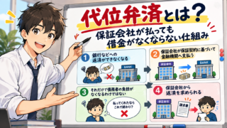 代位弁済とは？保証会社が払っても借金がなくならない仕組み