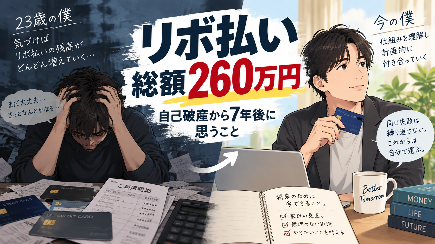 リボ払いで人生を狂わせた男｜累計260万円、想像もしなかった返済地獄から学んだこと